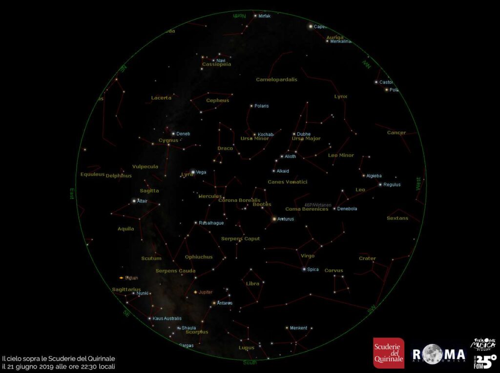 Carta stellata su Scuderie del Quirinale